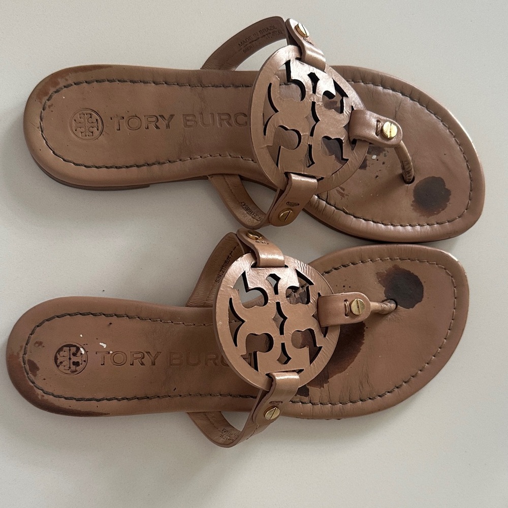 Tory Burch Women's Tan Miller Sandals size 6.5